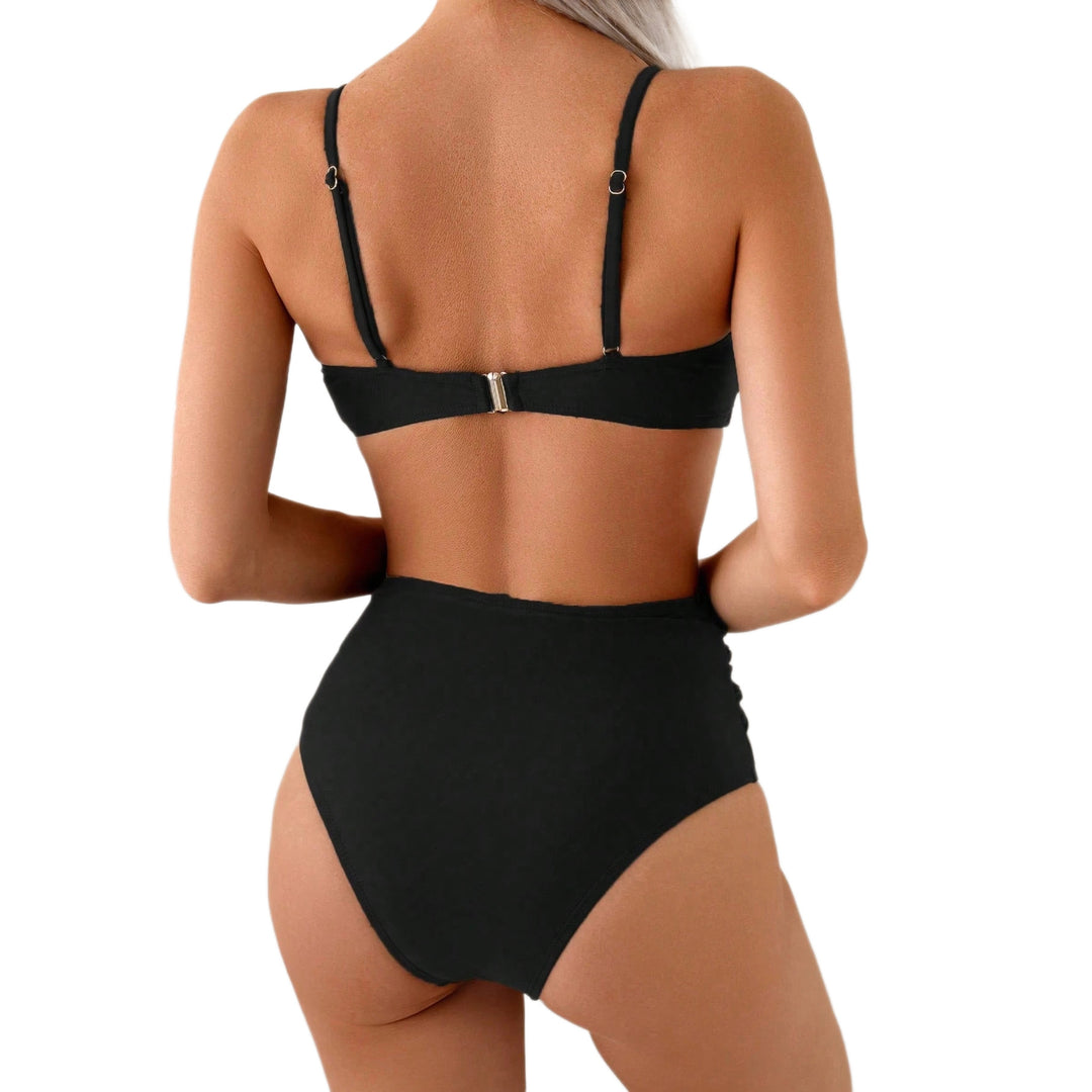 Dame Push-Up Bikini med elegante detaljer Skovae
