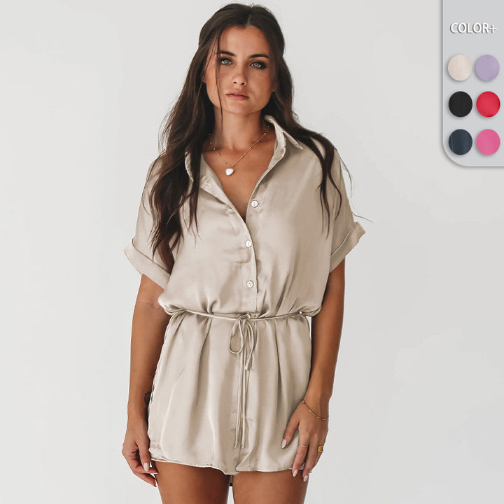 Damer oversized kortærmet bluse Stilla