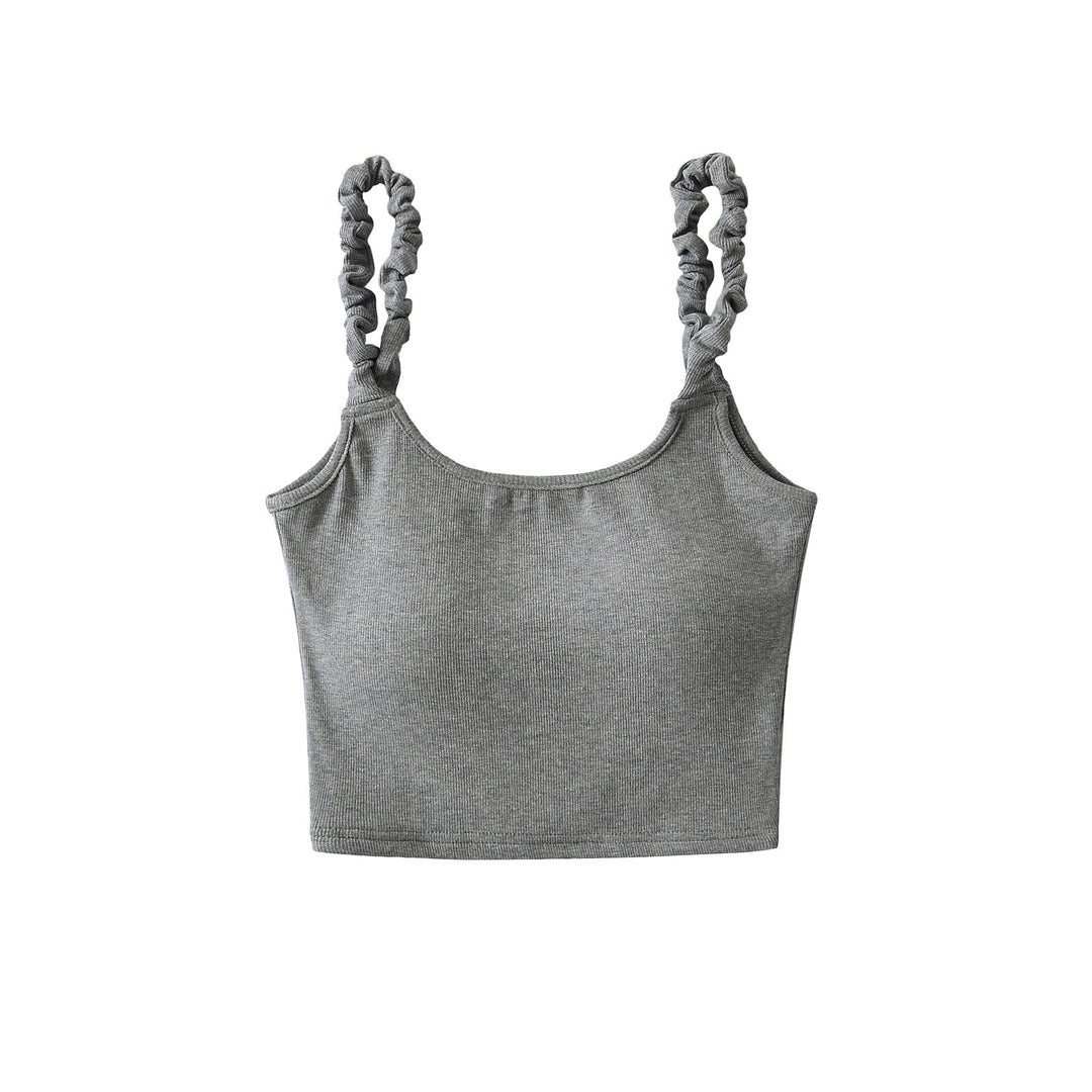 Dame Cropped Top med elastiske stropper Stilla