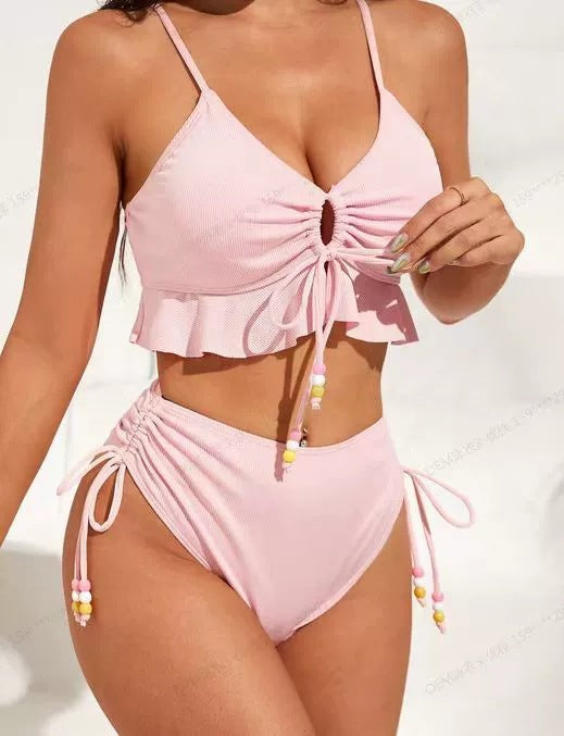 Dame Rynke højtaljet Bikini Sæt Stilla 1750840002