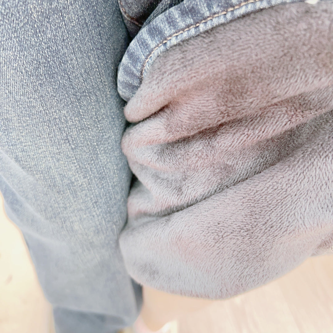 Dame Højtaljede Bred Jeans i Klassisk Stil Stilla