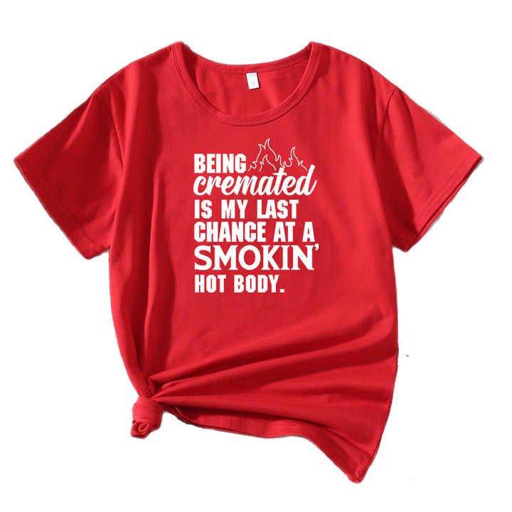 Kvinder Komisk Grafik T-shirt Stilla