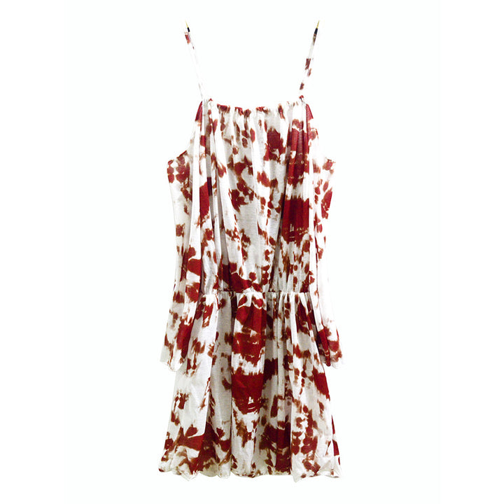 Dame Cold-Shoulder Batik Kjole Stilla