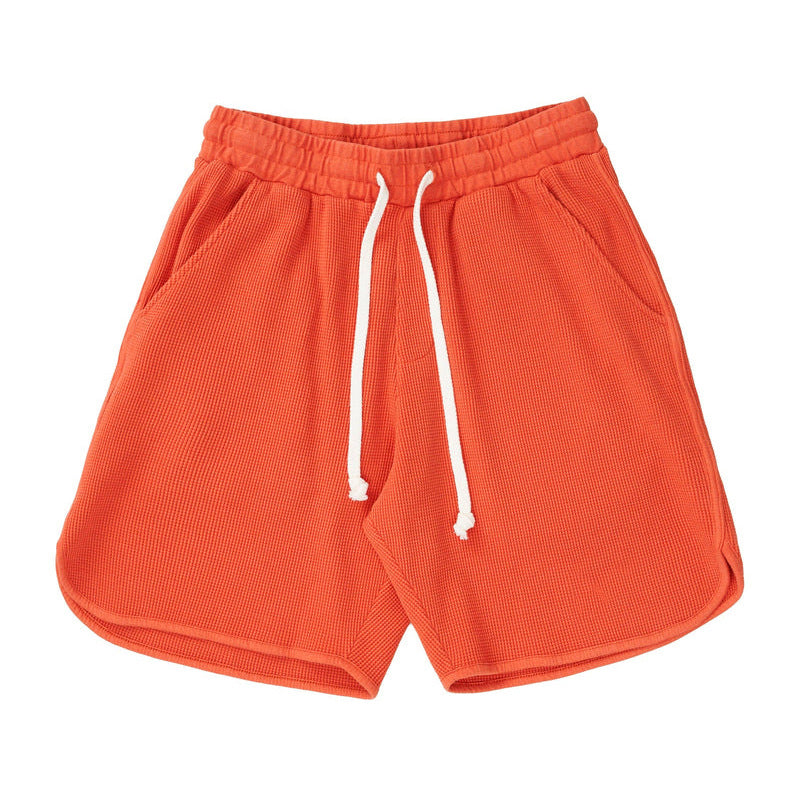 Herrer Komfortable fritidsshorts med elastisk talje og sidelommer Stilla