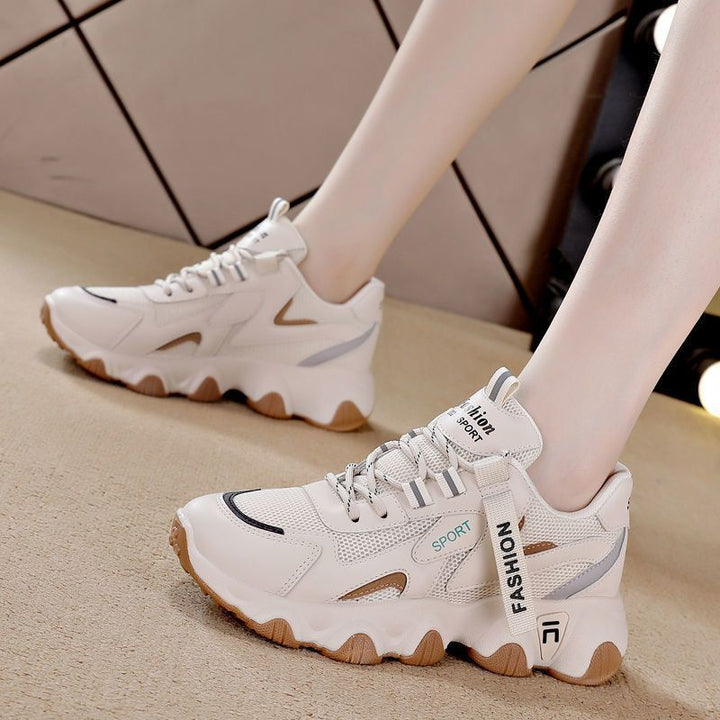 Damer Sporty Sneakers med åndbar mesh-konstruktion og stødabsorberende sål Stilla