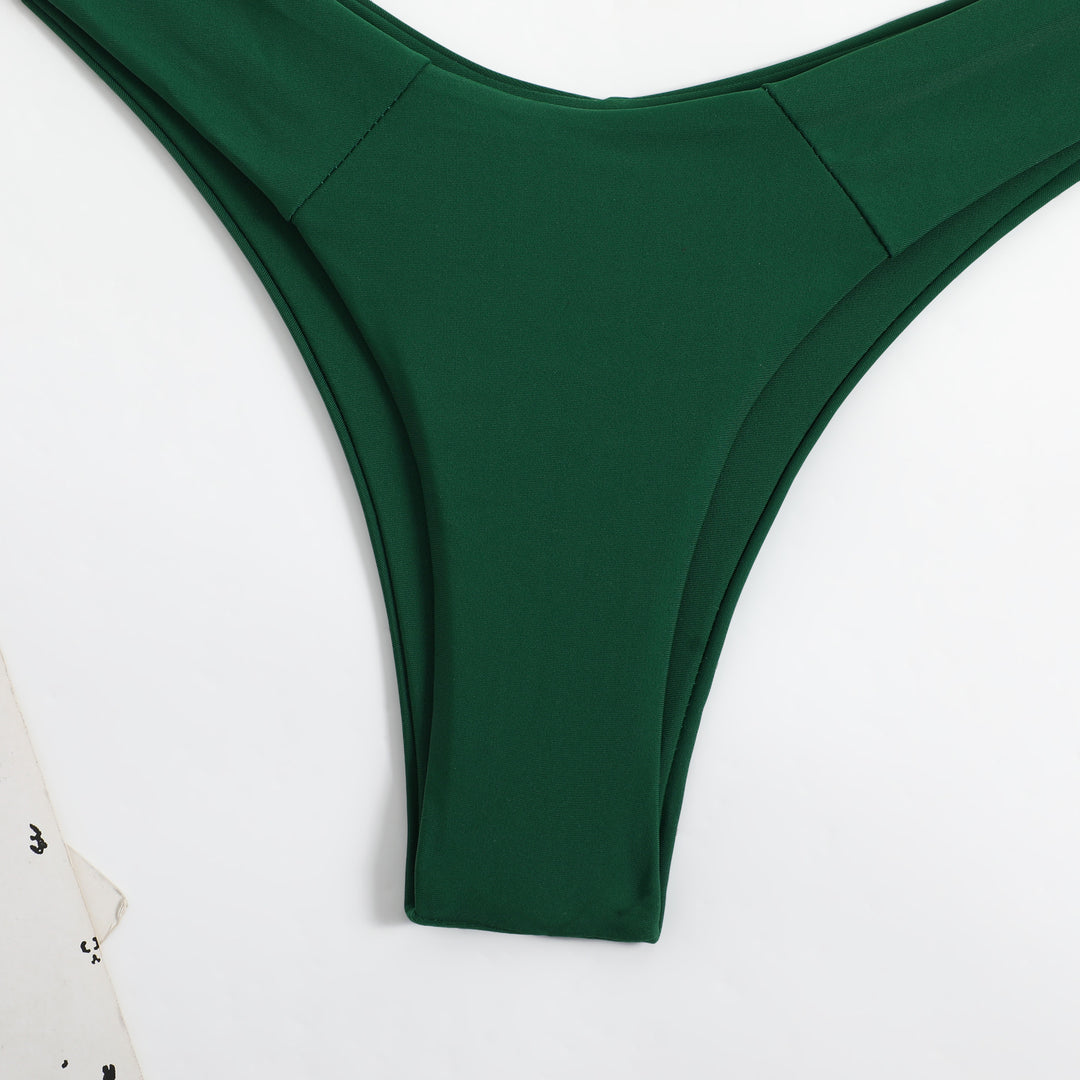 Dame En-Skulder Kaktus Tryk Bikini Sæt Stilla