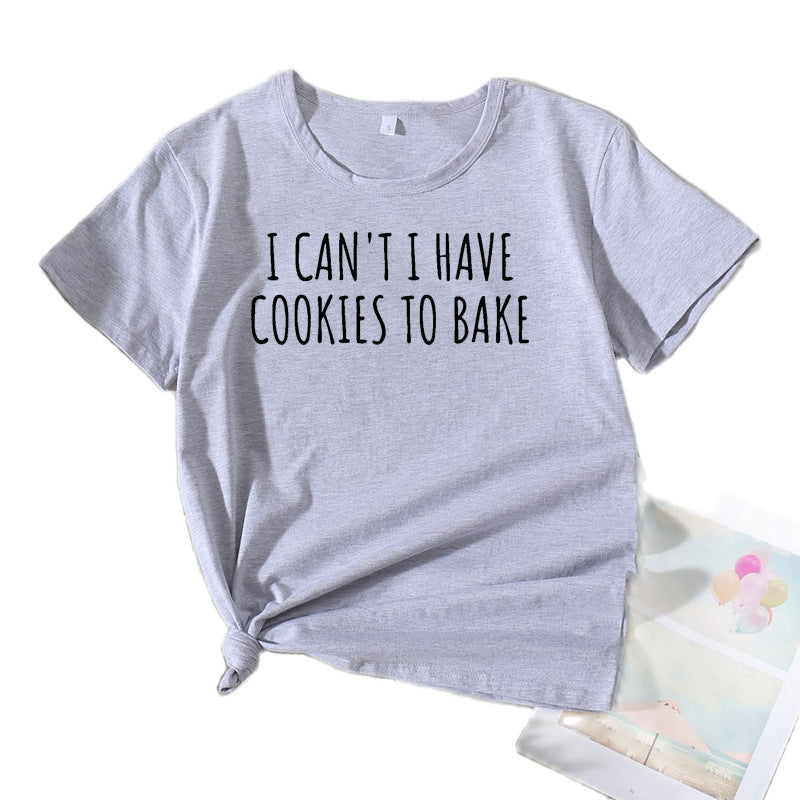 Kvinder Sjovt Bagning Citat T-Shirt Stilla