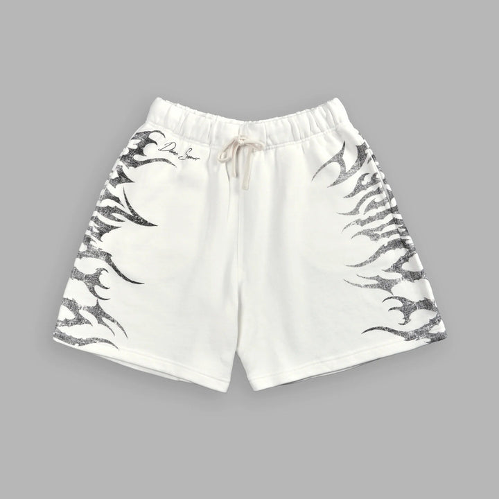 Herre sporty fritidsbukser med dynamisk grafisk design Stilla
