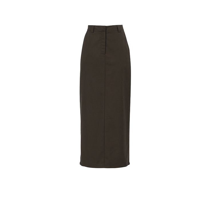 Dame Maxikjole med høj talje og elegant snit Stilla