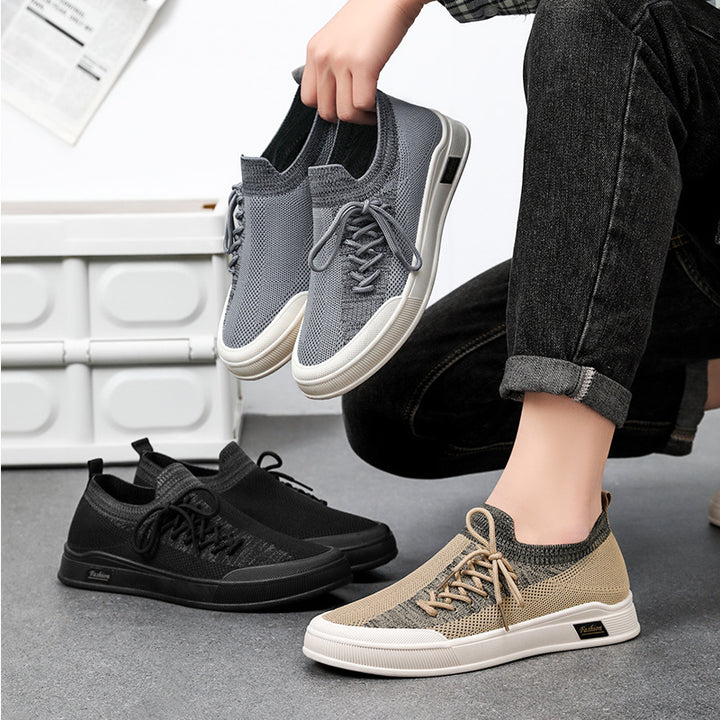 Dame Mod fashionable and breathable sneakers with flexible knitted design Stilla