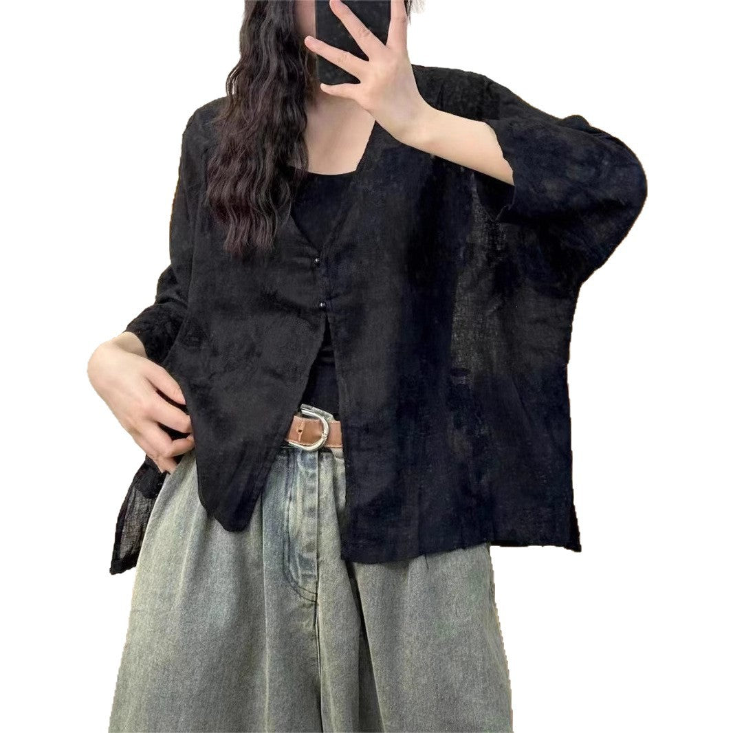 Femme Broderet Let Bluse Stilla