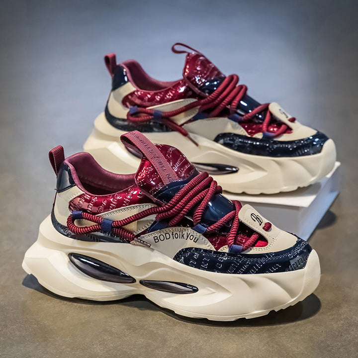 Femme Polstret Mode Sneakers Stilla