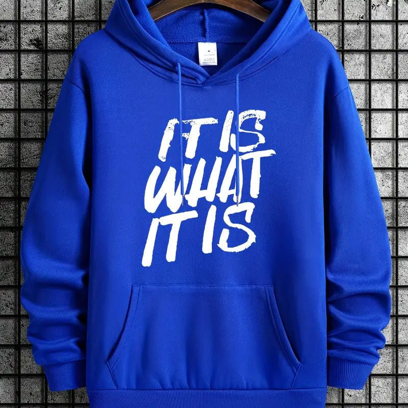Kvinders hoodie med moderne bogstaver og behagelig pasform Skovae