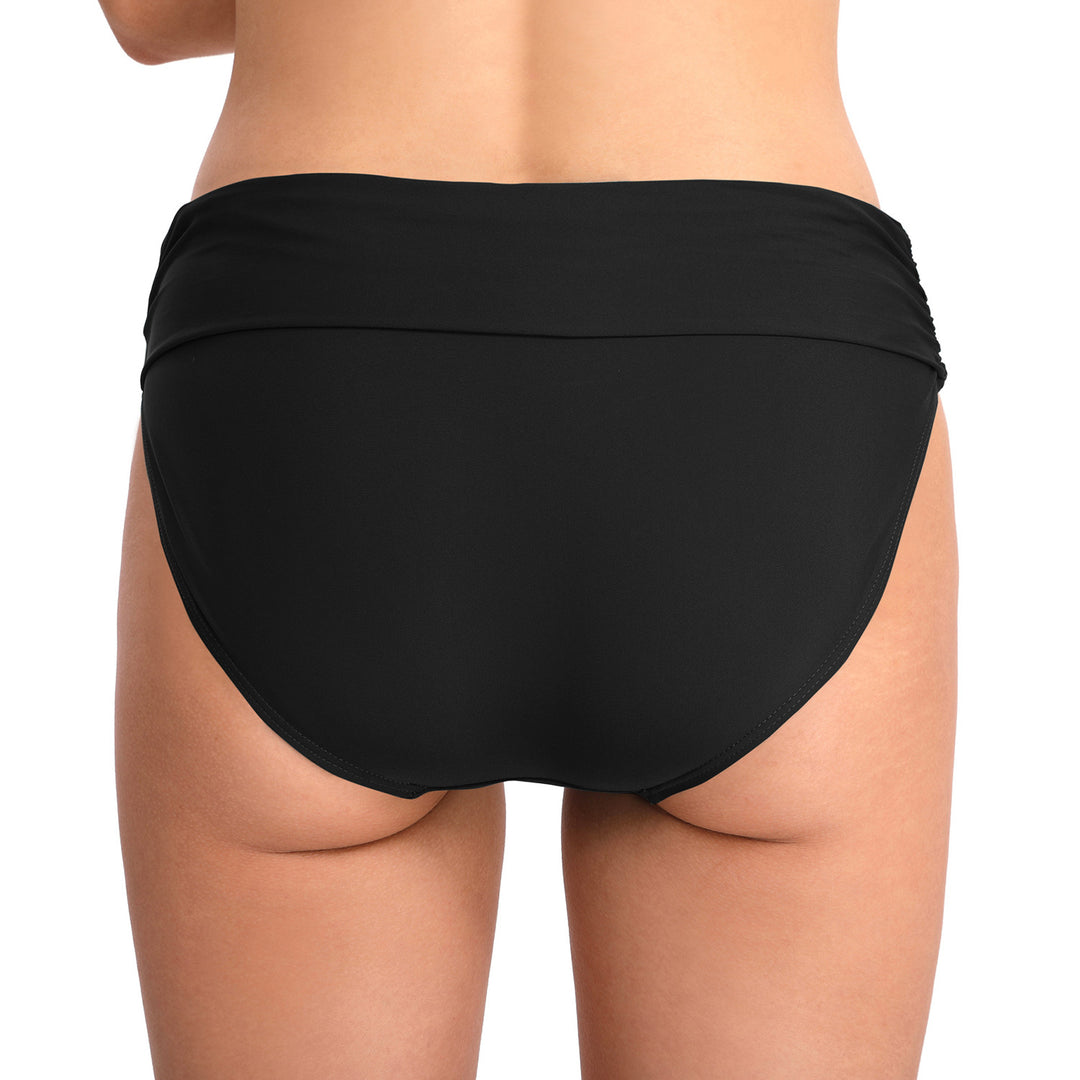 Dame Høj talje Badeshorts med elegant flæseindsats Stilla