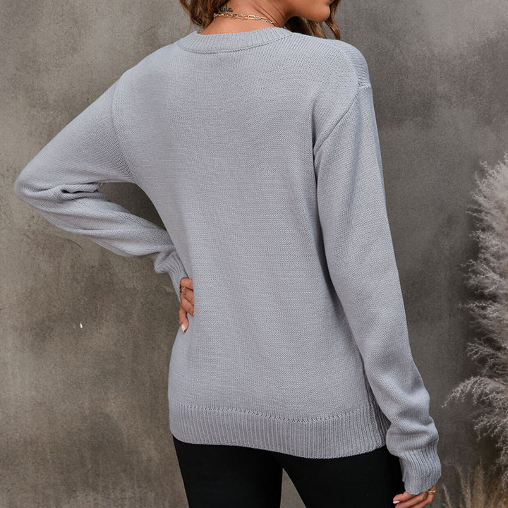 Dame Designer Sweater med Stilla bogstaver