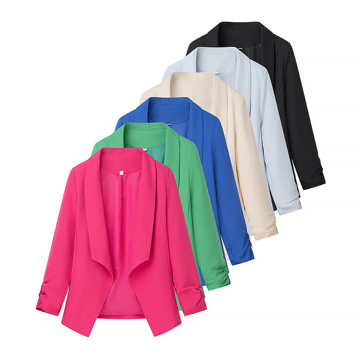 Dame Elegant Jakke med Casual Snit og Chic Krave Stilla