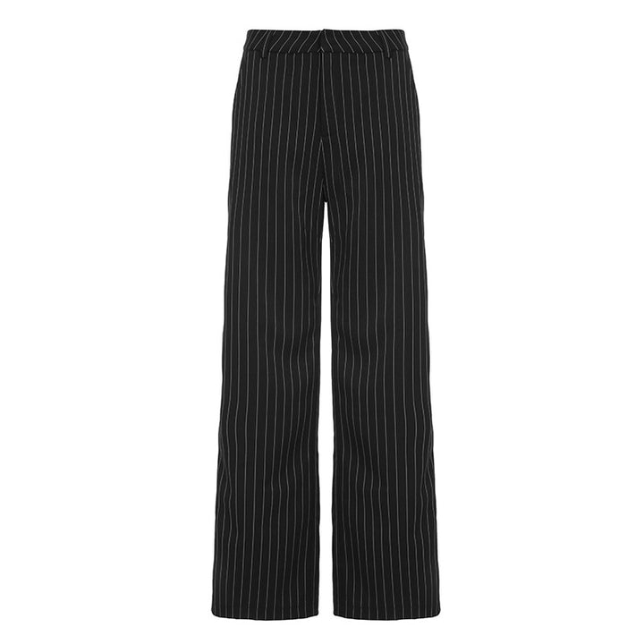 Damen ausgestelltes Bustier-Oberteil mit feinen Streifen und Knopfdetails Skovae