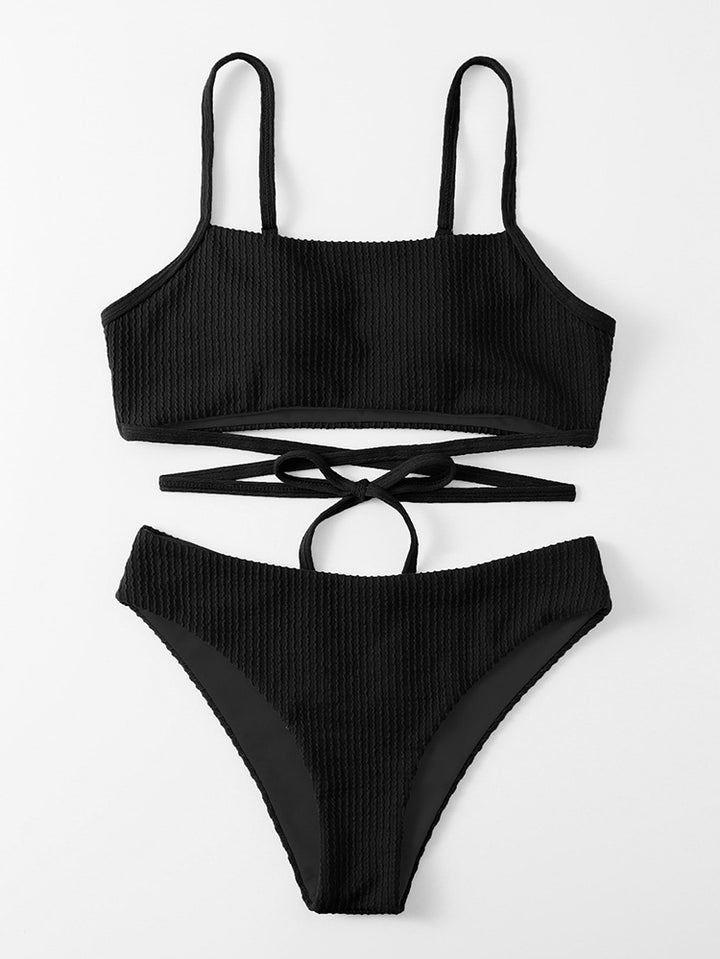 Dame Sporty Badedragt med Knude Detalje Skovae