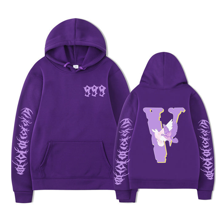 Kvinders hoodie sweatshirt med unikt design Skovae