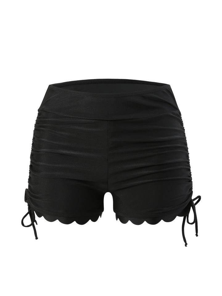 Dame badetights med justerbart rynkedesign Skovae