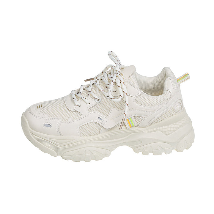 Dame Sporty Sneakers med åndbar mesh-overflade og stødabsorberende sål Stilla