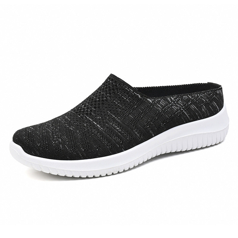 Femme Slip-On Komfort Sneakers med strækbar strikdesign Stilla