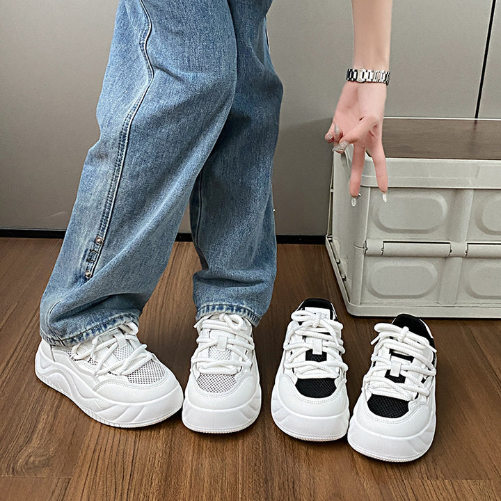 Dame Chunky Sneakers med åndbart mesh-overflade og fleksibel sål Stilla