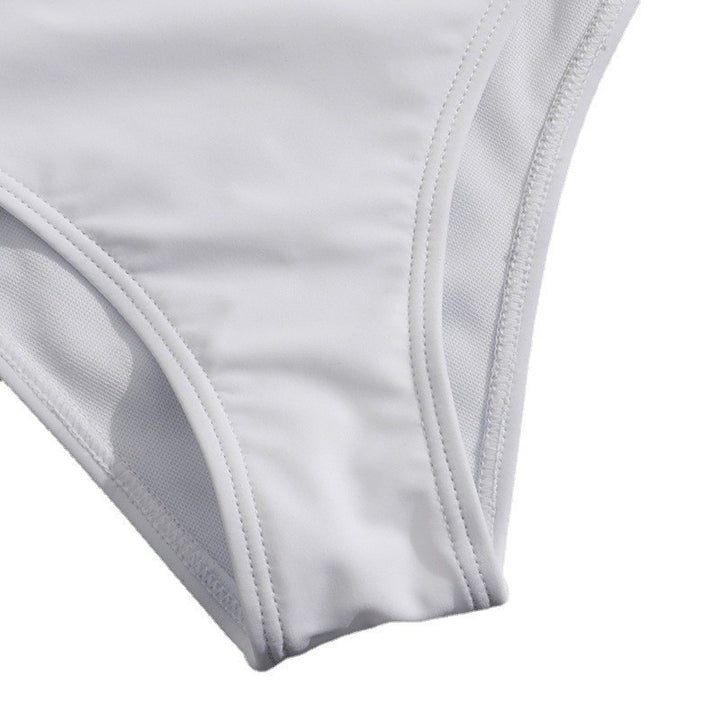 Dame one-piece badedragt med elegante volants detaljer Skovae