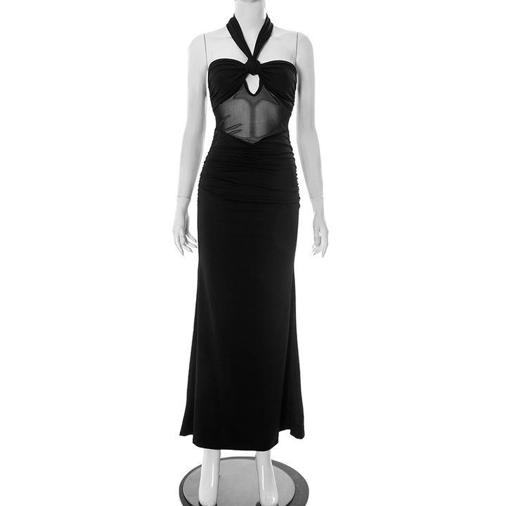 Femme Halterneck Cut-Out Maxi Kjole Stilla