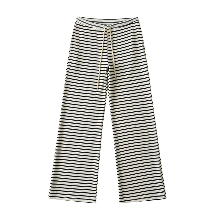 Dame leggings med stribet design og elastisk linning Stilla