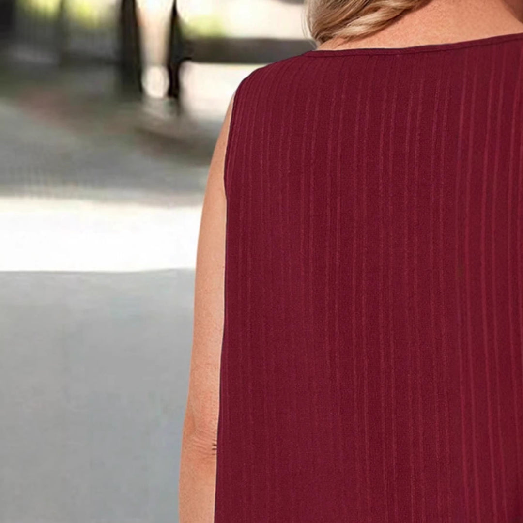 Damer videre skåret tanktop med afslappet stil Skovae