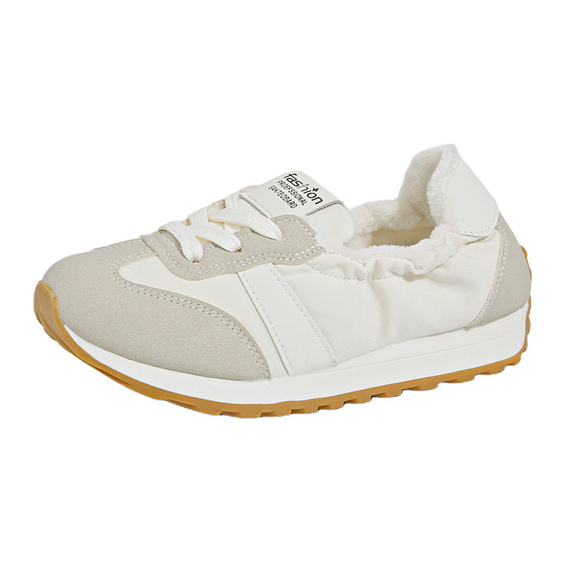 Dame Slip-On Sneakers med behageligt fleece-innerfutter og skridsikker sål Stilla