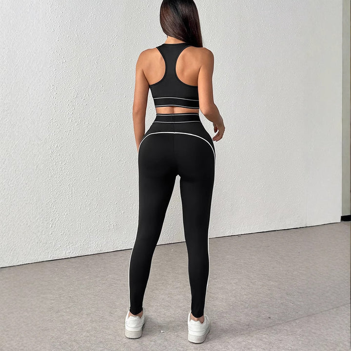 Damer Sporty To-Delt Sæt med ergonomisk Design og åndbare Materialer Skovae