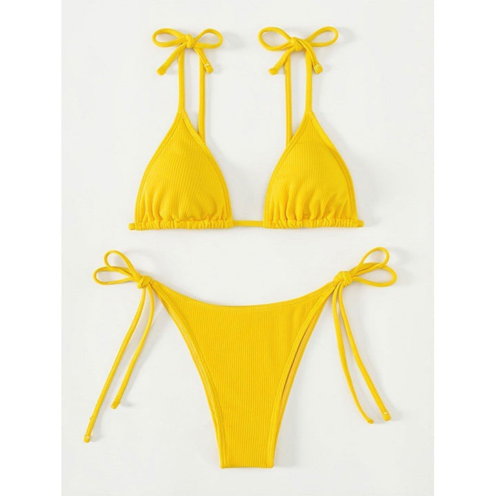 Dame trekanten-bikini med legende bindebånd Skovae