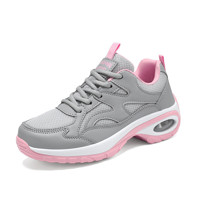 Dame nan stabil hverdags sneakers med ergonomisk rulsohle, integreret luftkapsel-dæmpning og åndbart mesh-overmateriale Skovae