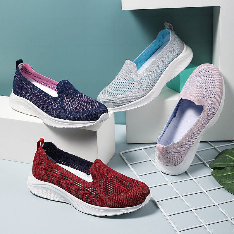 Dame nan sømløs sokkesneaker med memory-fodergulv og fleksibel letløbssål Skovae