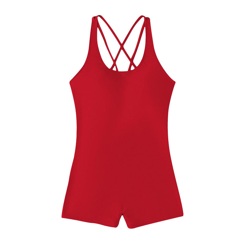 Dame one-piece badedragt med stilfuld ryg-design Skovae