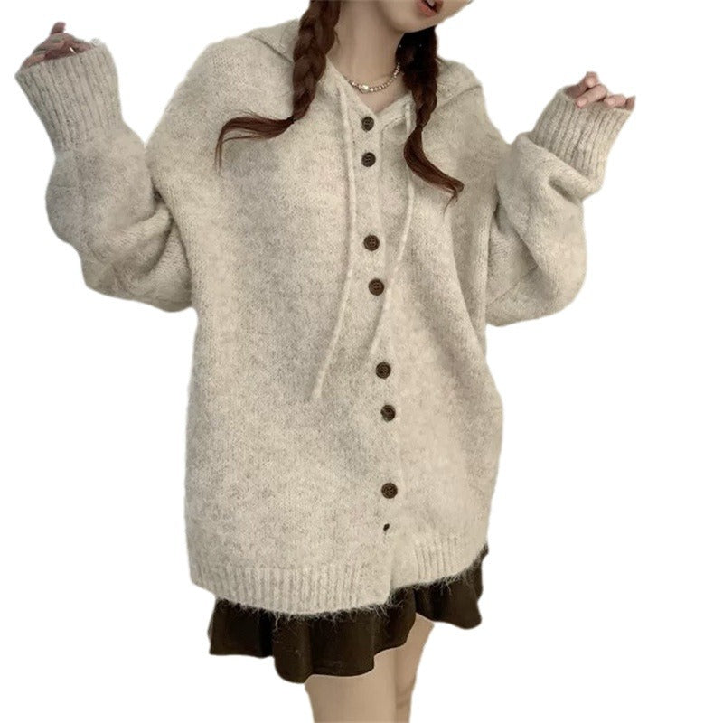 Kvinders hyggelige oversized strikket sweater Stilla