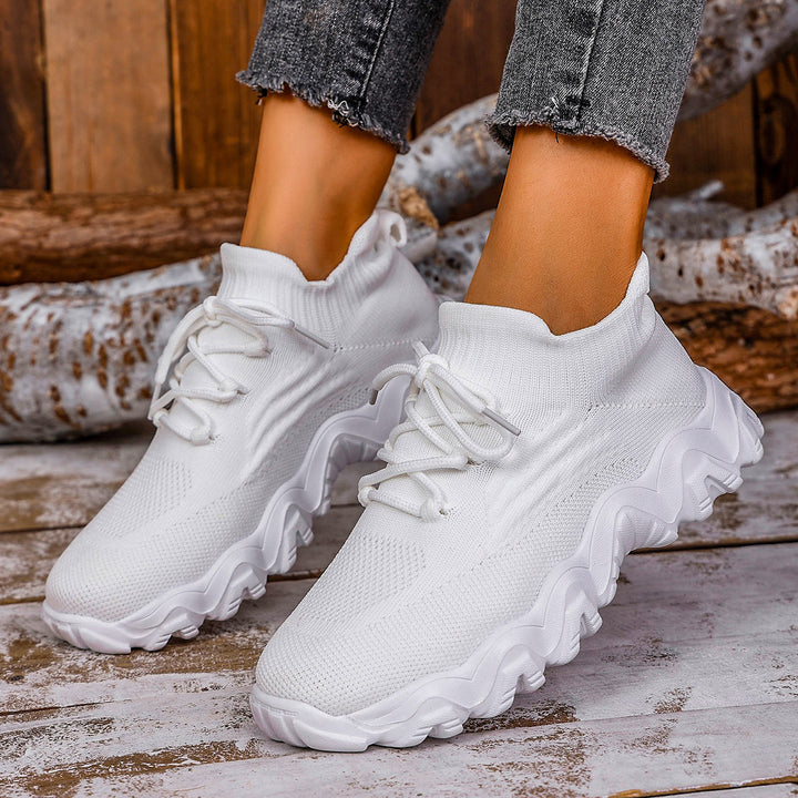 Dame Sporty Sneakers med åndbart overdel og skridsikker sål Stilla