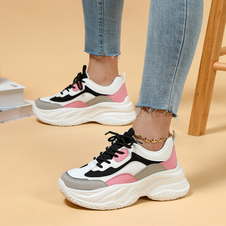 Dame Sporty Chunky Sneakers med dæmpende sål og åndbart overmateriale Stilla