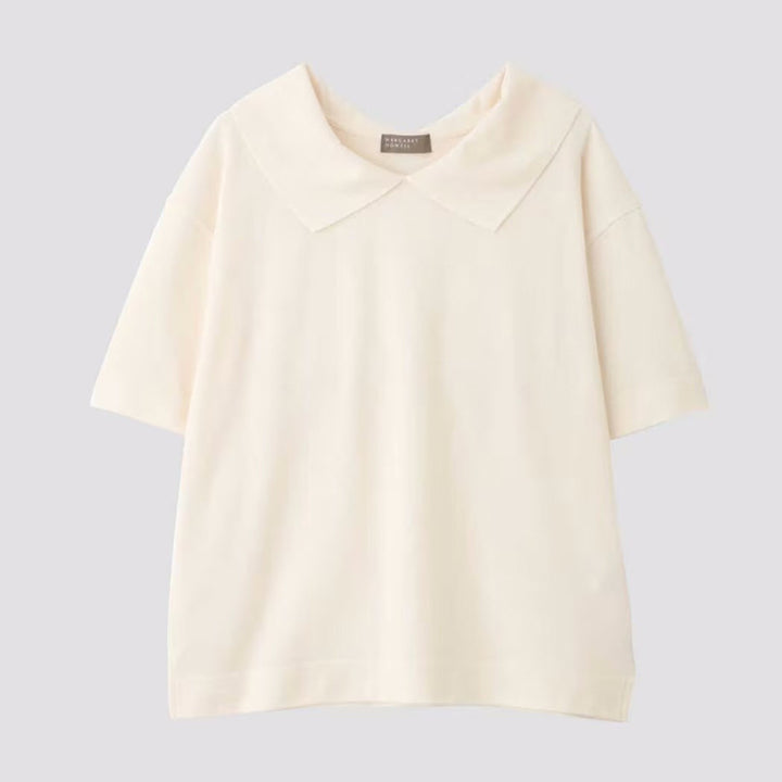 Dame T-shirt med moderne krave og afslappet pasform Stilla