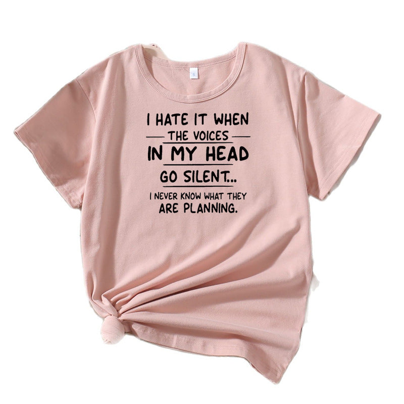 Kvinder Comic Grafik T-shirt med løs pasform Stilla