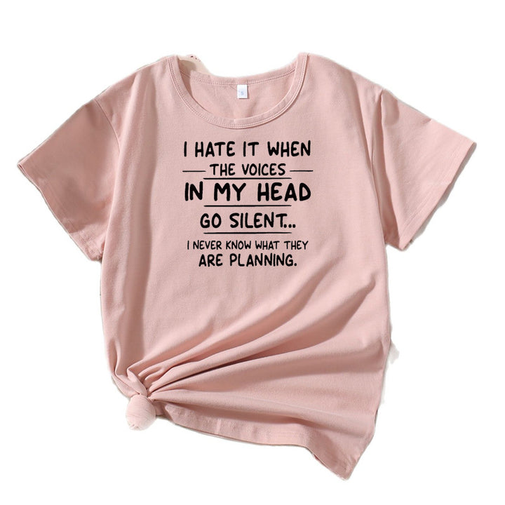 Kvinder Comic Grafik T-shirt med løs pasform Stilla