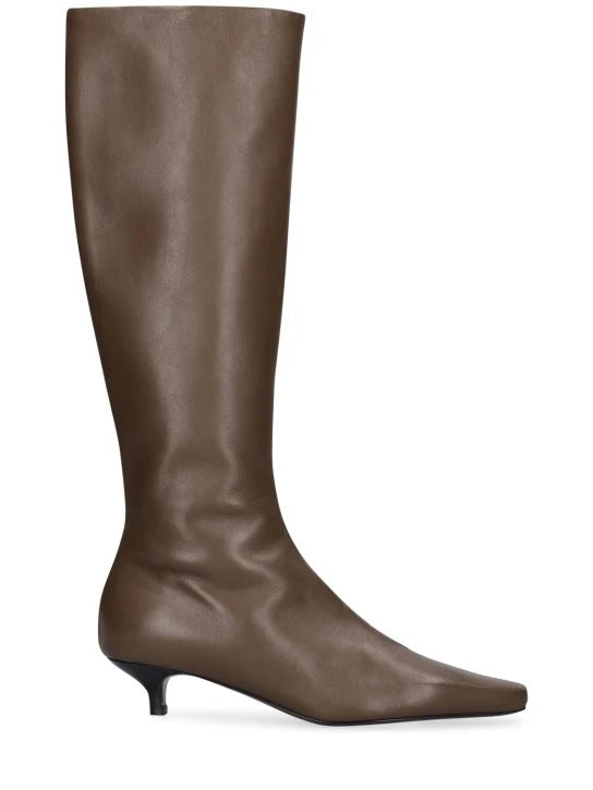 Femme Over-knæet Sleek Stiletto Støvler Stilla