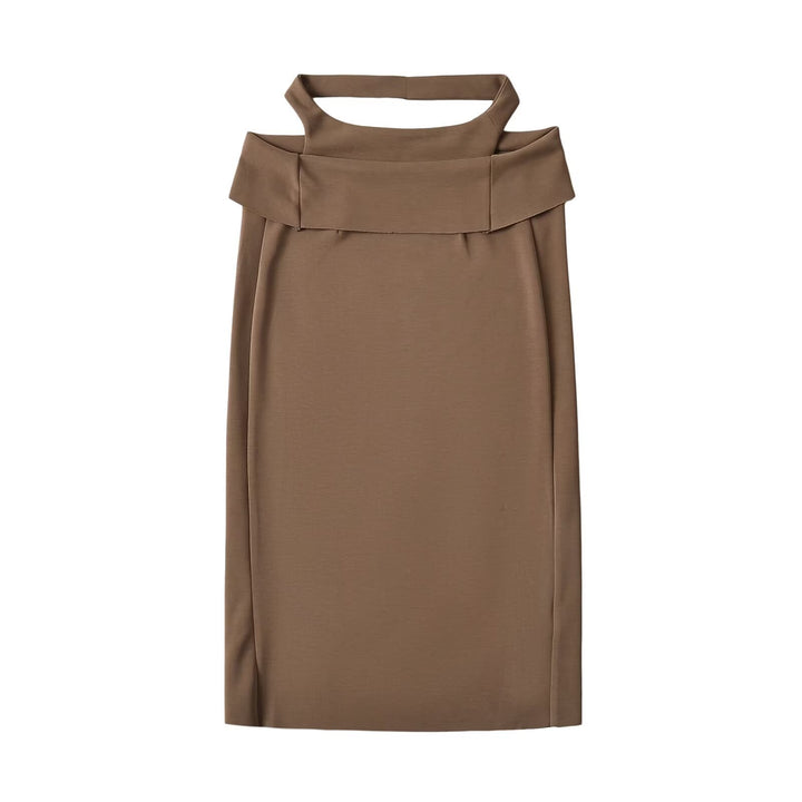 Dame elegant omslagsskjørt med højkvalitets materiale og stilfuldt design Stilla