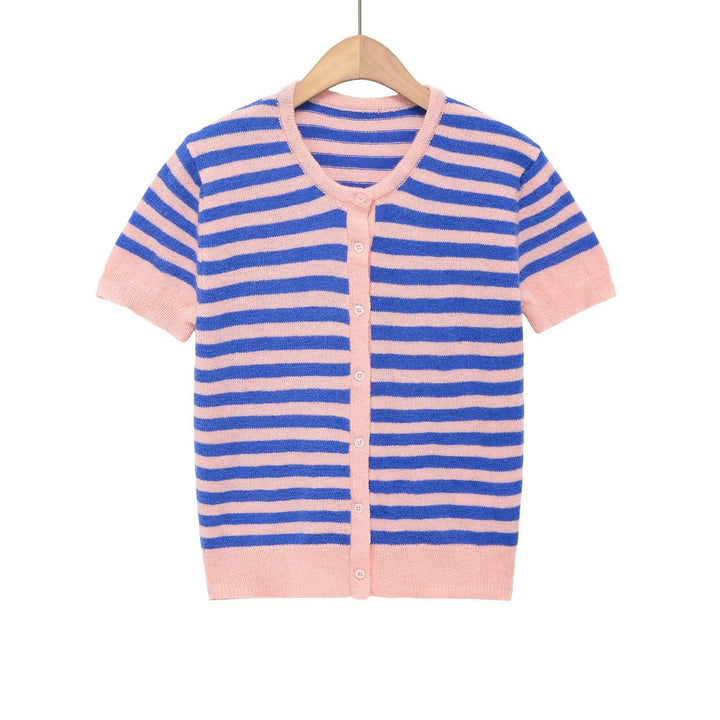 Dame Knapp-Ned Pullover Skovae