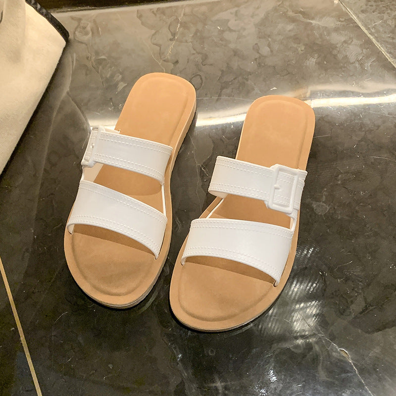 Dame Riemchen-sandaler med justerbart spænde-design og polstret fodseng Stilla
