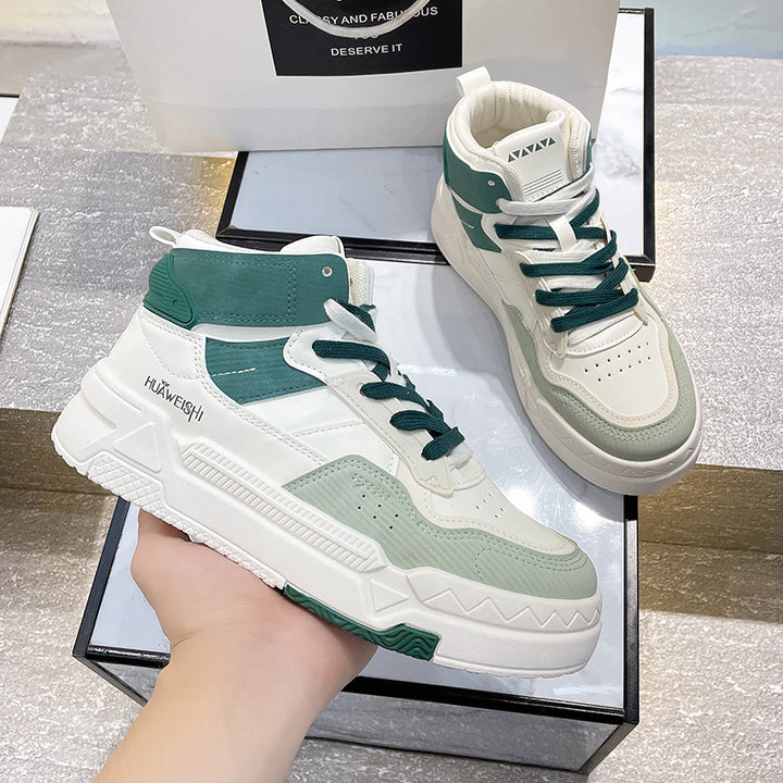 Damer Kvalitets Sneakers i sporty High-Top stil med åndbar overfladestruktur Stilla