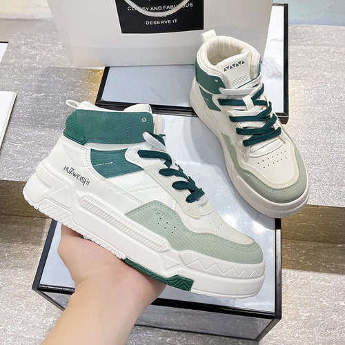 Damer Kvalitets Sneakers i sporty High-Top stil med åndbar overfladestruktur Stilla