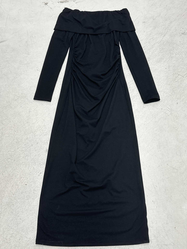 Damer Sært aftenkjole med Off-Shoulder design Skovae